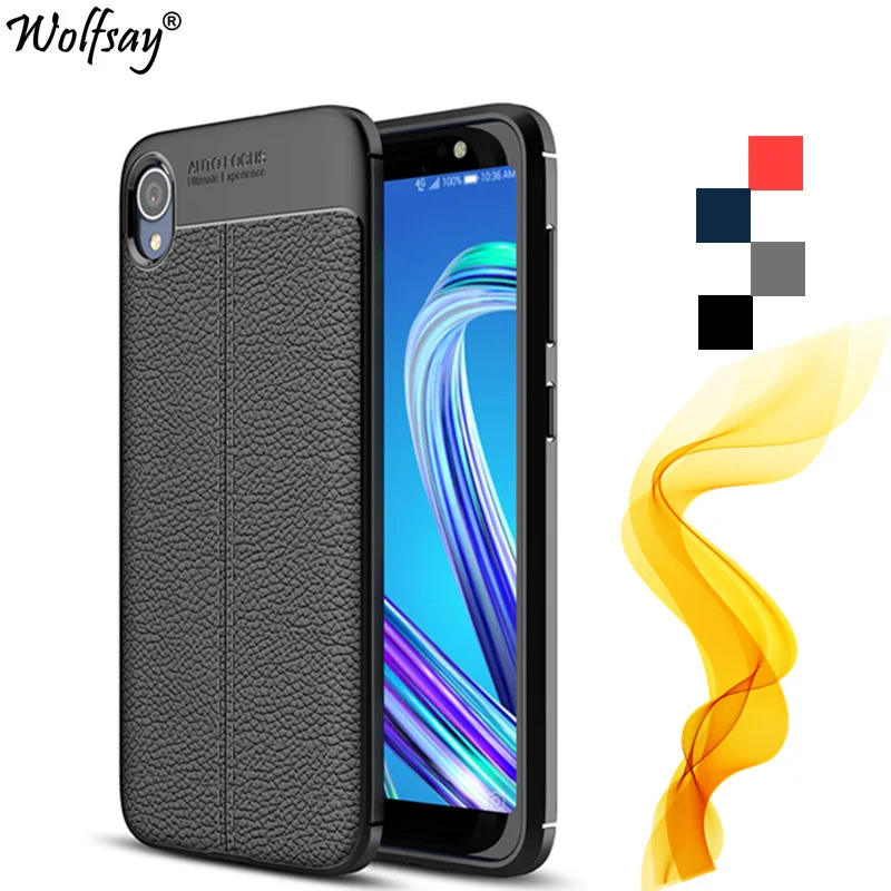 Чехол для Asus Zenfone Live L1 ZA550KL X00RD Litchi силиконовый кожаный чехол с узором 5 5&quot |