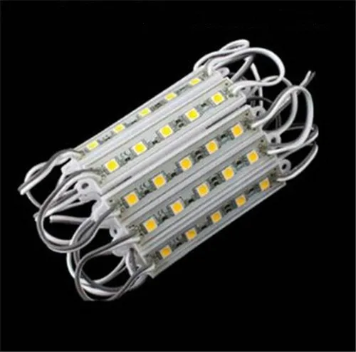 20 штук 5 светодиодный модуль 5050 SMD Водонепроницаемый IP65 DC12V светильник Модуль
