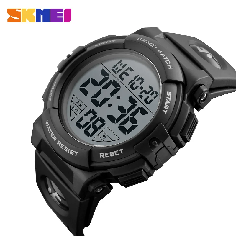 SKMEI Sport Watch Men Fashion Electronic Chrono Watches 50M Waterproof Alarm Clock Digital Wristwatches Relogio Masculino