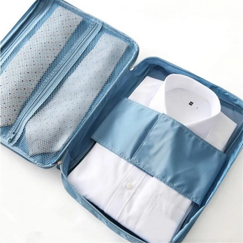 

Packing Cubes Shirt And Tie Storage Organizer Multi-Function Travel Storage Bag Portable Clothing Sorting Bag Duffle Bag Reistas
