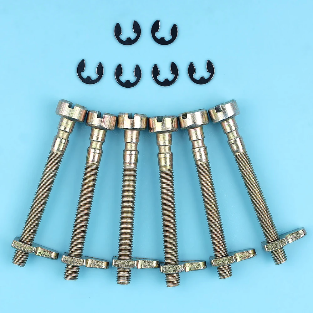 6 X Chain Tensioner Adjuster Screw Kit For Husqvarna 36 41 136 137 141