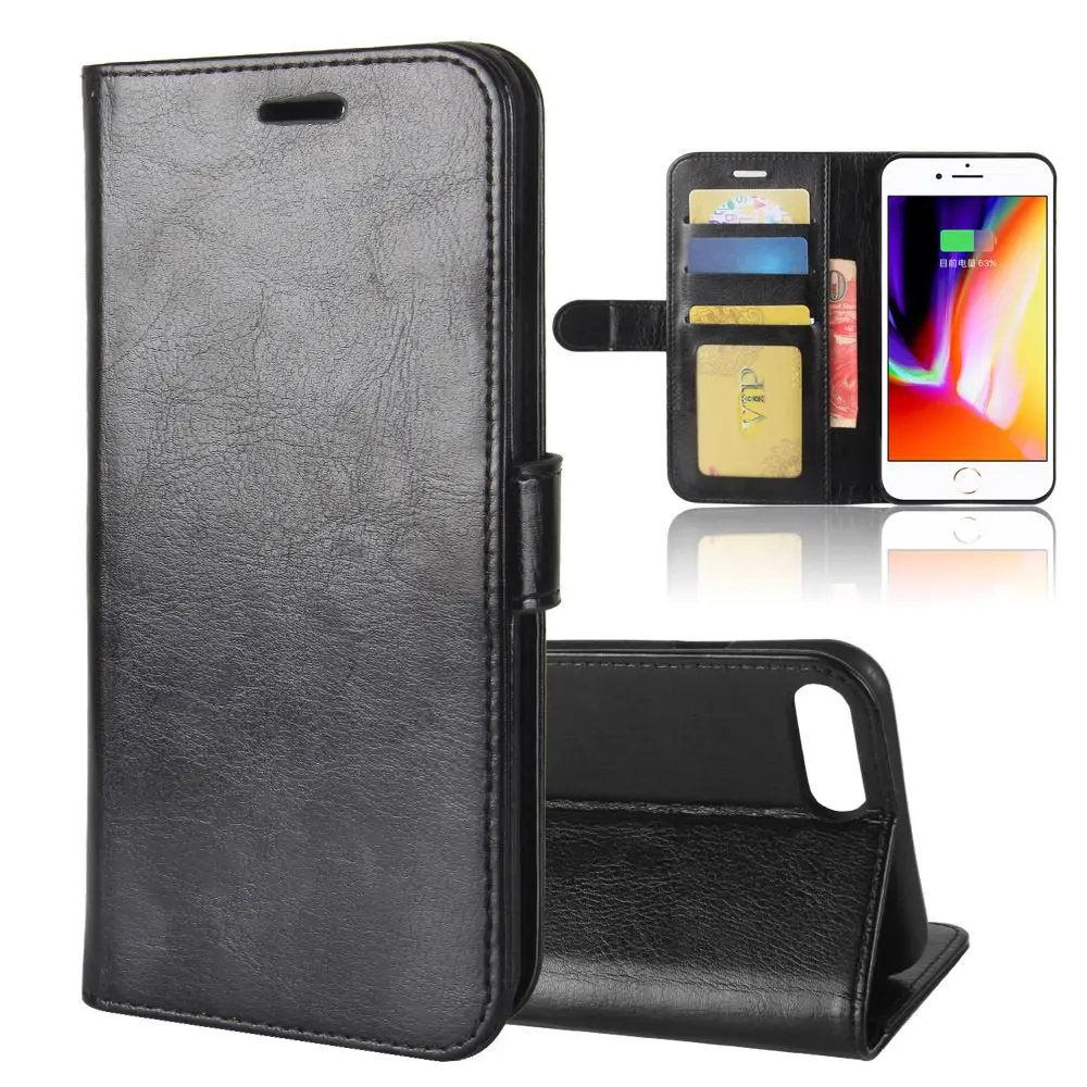 Yinghui для iphone 8 Plus/iPhone 7 Plus чехол на магните кошелек Роскошный тонкий Thin Кожа PU Стенд