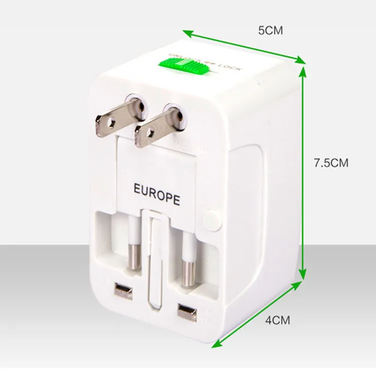 Все в одном Универсальный международный штепсельный адаптер 2 USB порта мир Путешествия AC зарядное устройство адаптер с AU US UK EU конвертер штекер
