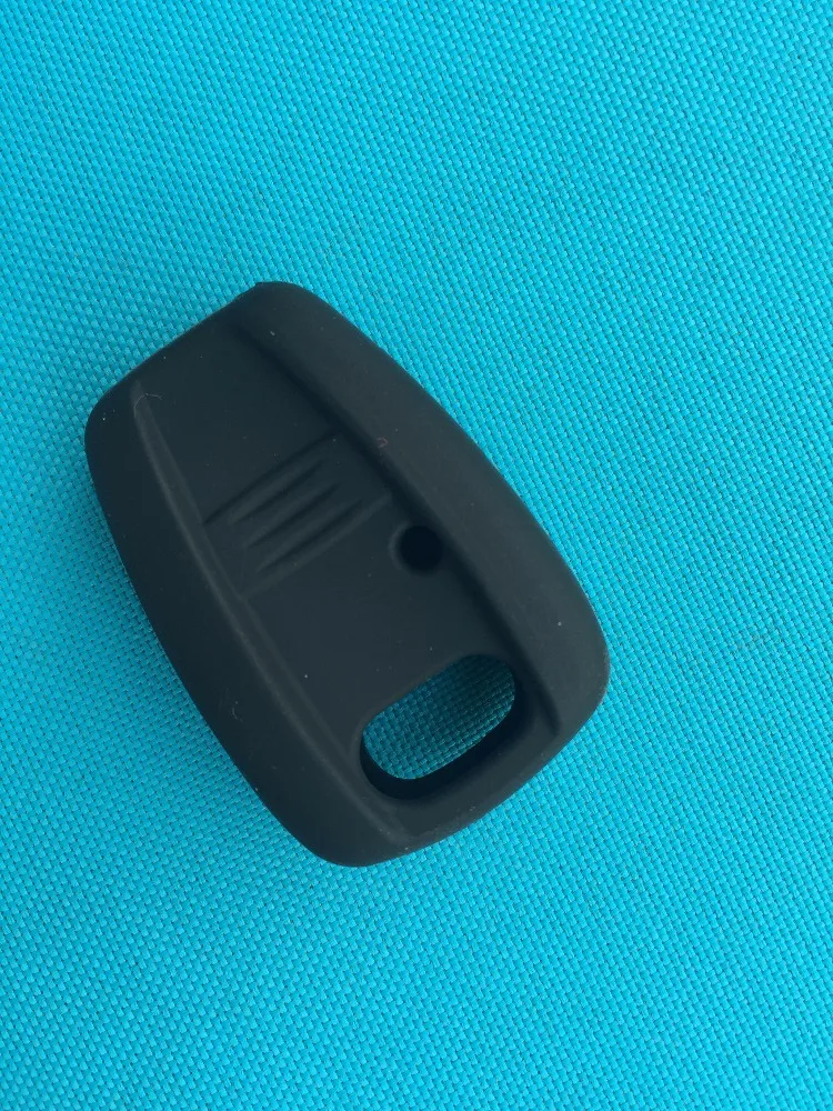 Key Case Cover Key Case Car Key Shell Silicone Case For Fiat Doblo Ducato Idea Punto Stilo Seicento Panda Brava Grande 1 Button Car Remote Key Shell CoverAccessories