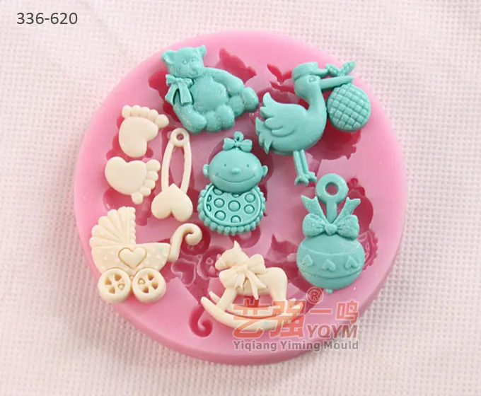 

hot new arrival free shipping souvenirs birthday party fondant cake decorating flower modeling tools silicon cake 3d mould