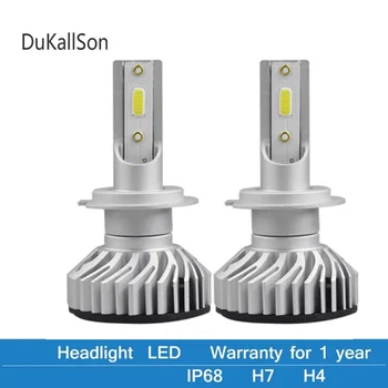 

New Upgrade Mini Canbus H4 H7 Car LED Headlight Kit 50W 10000LM/Set H1 H11 9005 HB3 9006 HB4 6500K Bulbs Car Accessories