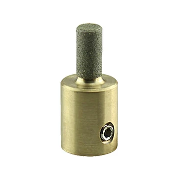 

Glass Stone Grinding Bits Grinder Head 1" 3/4" 1/4" Brass Core Standard Grit Stained Glass Grinder Bit Head