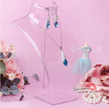 

Fashion Mannequin Torso Factory Direct Sale Jewelry Display Necklace Mannequin Bust In White and Black with Big Moldel