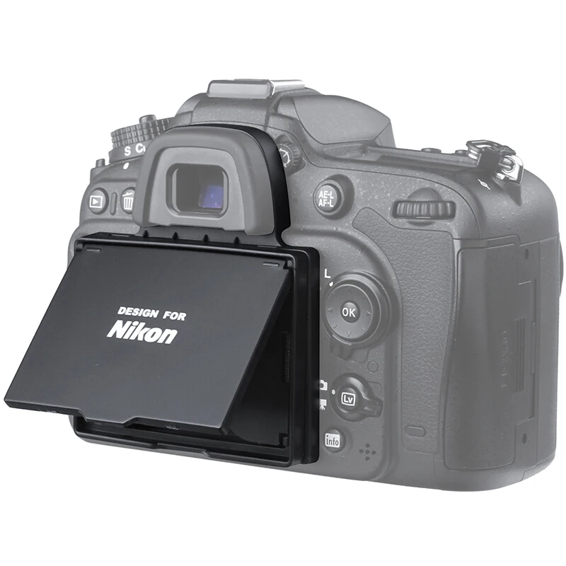 ЖК-дисплей Экран протектор всплывающее солнце Тенты ЖК-дисплей капюшон Щит чехол Для беззеркальных цифровая камера для Nikon D7100 d7200