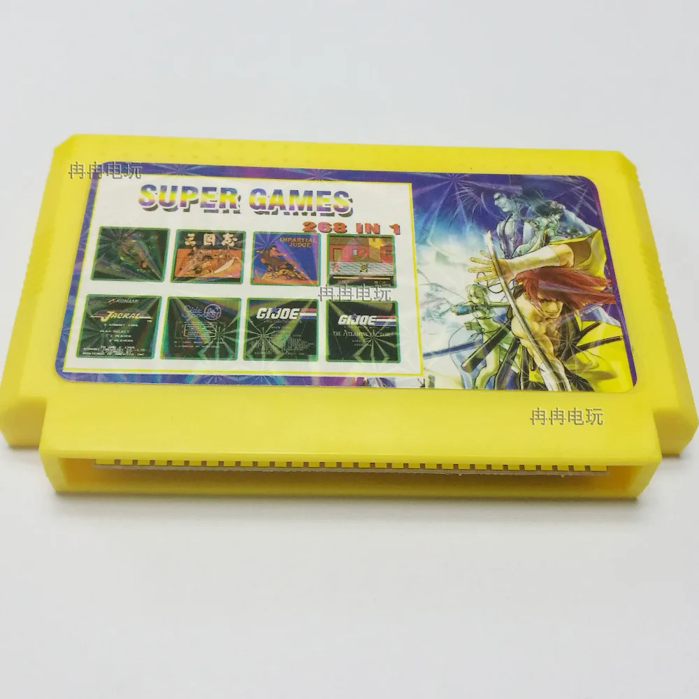 268 in 1 Game Cartridge classic 180 in 1 for fc 8 bit games Family