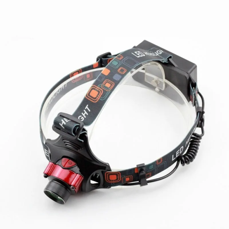 1200LM T6 LED Headlight Infrared Motion Sensing Headlamp Adjustable Headband 3 mode Use 18650