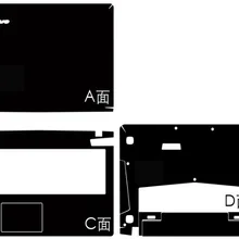 Виниловые наклейки из углеродного волокна для lenovo Y500 Y510P серии 15,6 дюймов