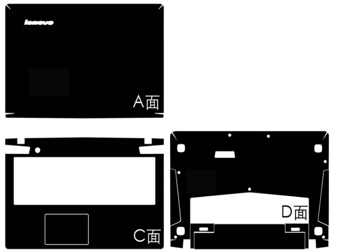 

Carbon fiber Vinyl Skin Stickers Cover guard For Lenovo Y500 Y510P Series 15.6-inch