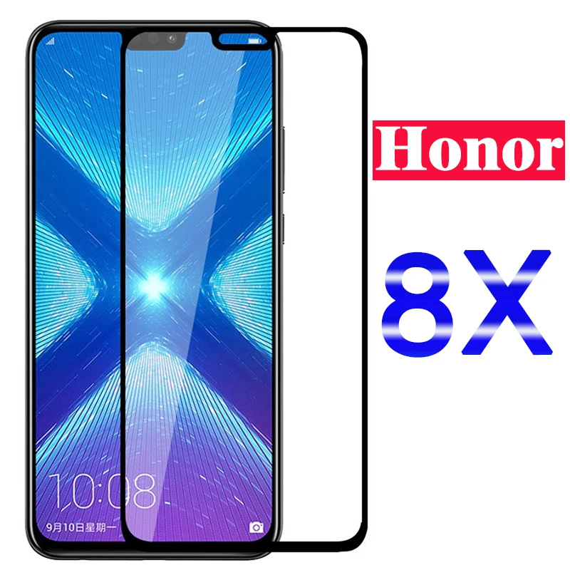 Оригинальное Защитное стекло для Huawei Honor 8x, защитный чехол для экрана Huawey honer Honor8x 8 X X8, закаленное стекло, полное покрытие, пленка