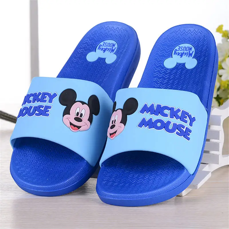 Новинка тапочки с героями мультфильмов Disney Нескользящие Пластиковые домашние