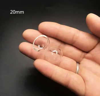 

20mm hollow half ball glass globe dome vial pendant open glass bottle vial pendant fashion diy ring craft accessories 200pcs