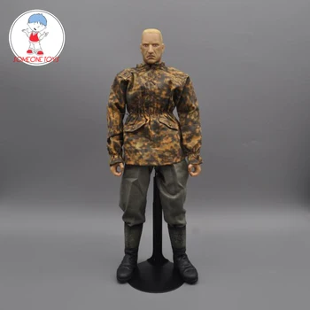 

1:6 Scale Soldier Battle Suit Autum Camouflage Coat Trousers Set For Airborne Male Soldier Action Figure Clothes