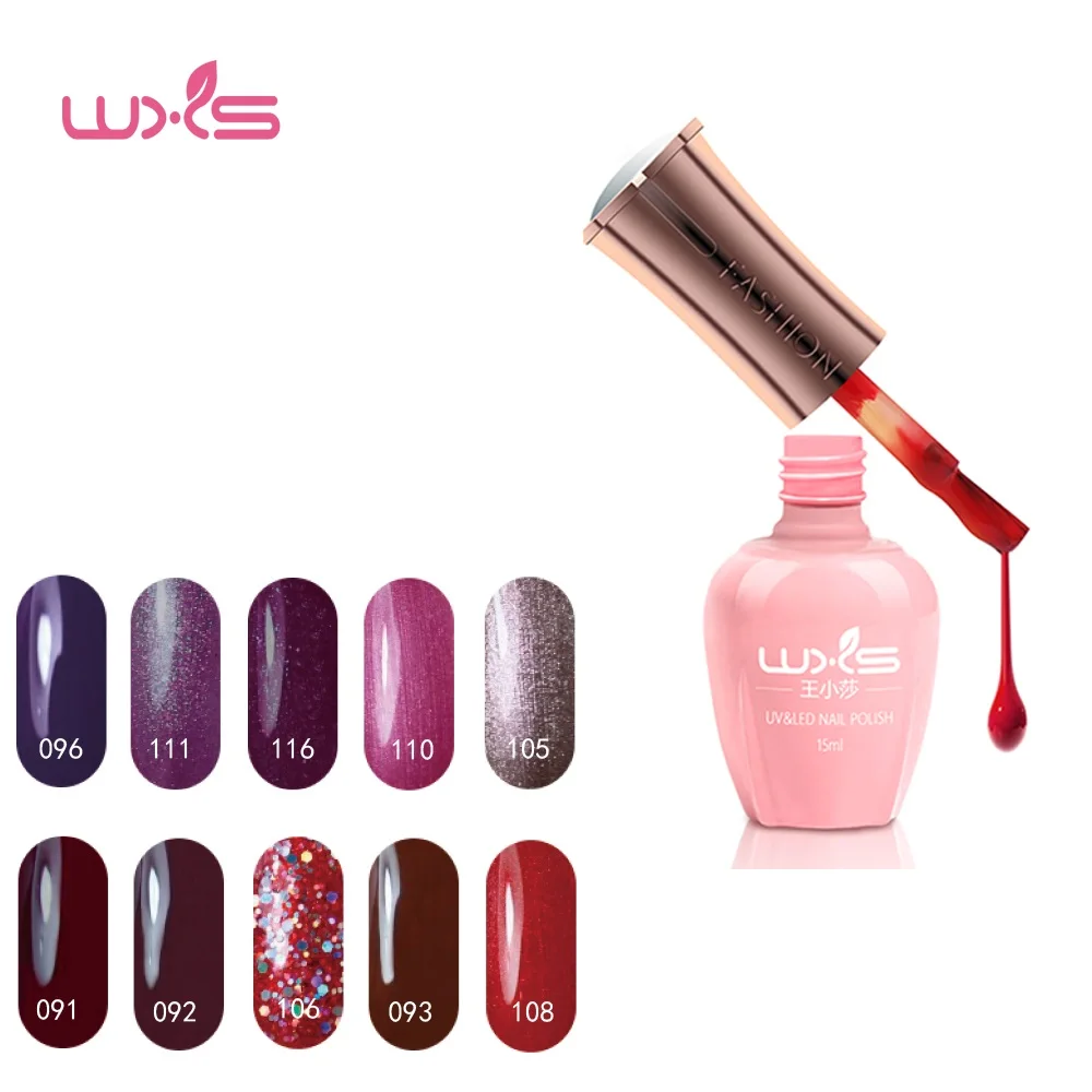 

WXS 10*15ml UV Gel Nail Polish Top and Base UV Gel Polish Long Lasting Beauty 30 Colors Soak Off UV LED Nail Art Gel Polish