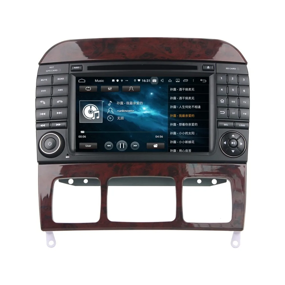 Flash Deal DSP 4GB RAM Octa Core 2 din 7" Android 9.0 Car Radio DVD Player for Mercedes Benz S Class W220 S280 S320 S350 S400 S430 S500 6