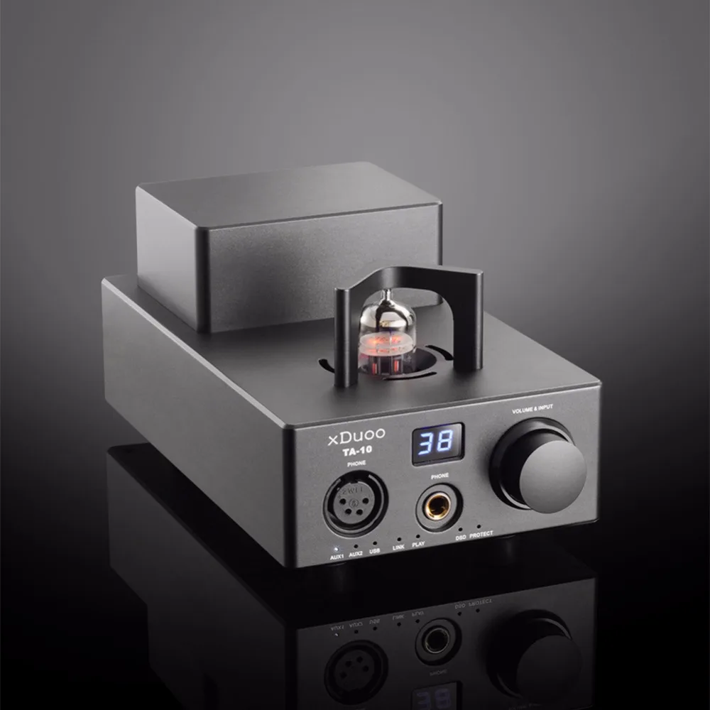 Xduoo TA 10 AK4490 XMOS USB DSD DAC 12AU7 ламповый усилитель для наушников AUX вход Цифровой