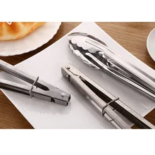 1 шт. Щипцы из нержавеющей стали для барбекю, зажим для мяса, еды, инструменты для барбекю, кухонные щипцы для приготовления пищи, зажим для магазина