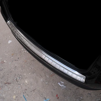

2017 2018 For Jeep Compass Exterior Accessories Rear Trunk Boot Bumper Guard Sill Plate Protective Cover Molding Steel