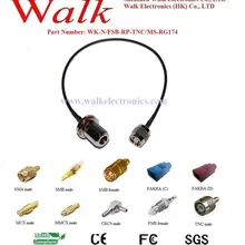 N женский RP-TNC мужской RG174 кабель, N TNC RG174 удлинитель, TNC N соединительный кабель