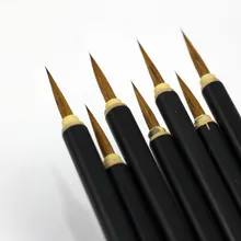 Высокое качество китайский цветной крючок линии кисточки ласка волос трассировки линии фиолетовый кролик тщательная Каллиграфия Живопись