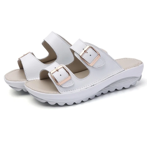 Cuero Verano De Boutique Moda Mujeres Zapatos Casual Sandalias 9IWED2H