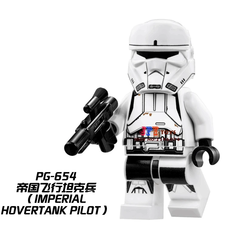 

Single Sale Imperial Hovertank Pilot building blocks model bricks toys for children brinquedos menino