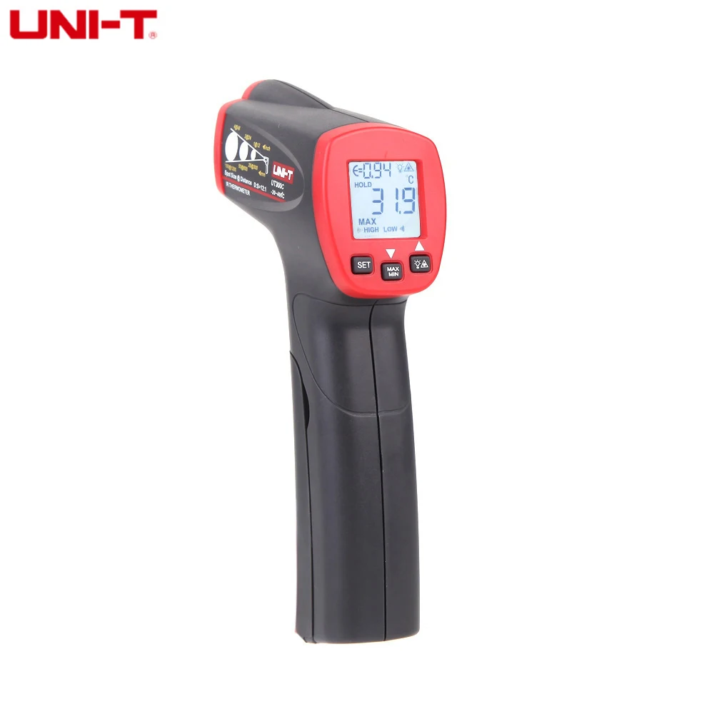 

UNI-T UT300C Professional Infrared IR Thermometer Multimeter -18~400 Degree/-4~752 Fahrenheit