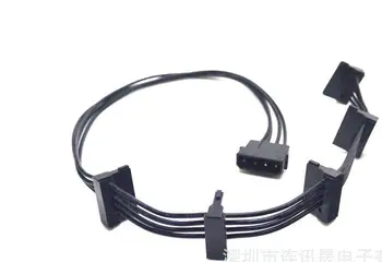 

50cm 100pcs 15P SATA Case Power Line 5 in 1 Internal Power Supply Hard Disk Power Line 4pin+15pin