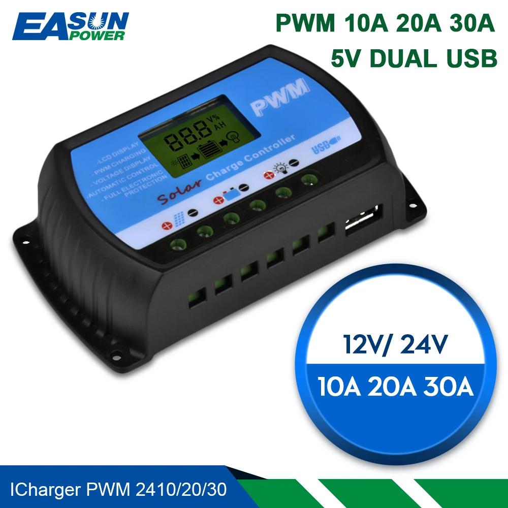 10 A 24V-12V buck boost MPPT solaire régulateur-Garantie 5 ans-Chargeur Batterie