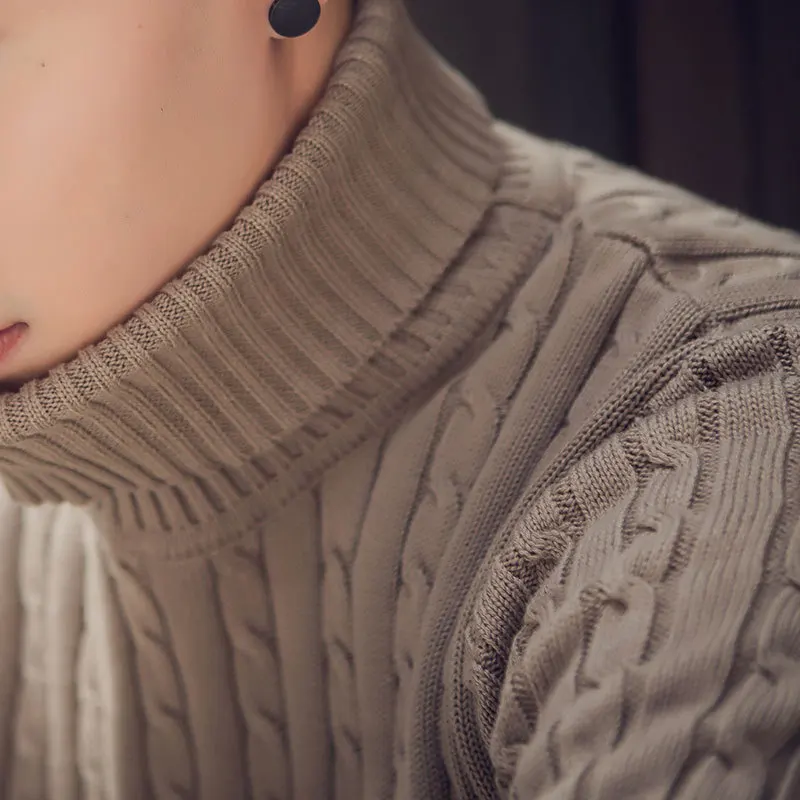 sweater man turtle neck sweater pure color thermal long sleeve sweaters youth cultivate one's morality men's sweater sweater man turtle neck sweater pure color thermal long sleeve sweaters youth cultivate one's morality men's sweater