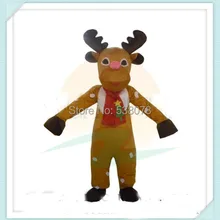 Рождественский желтый олень маскарадный костюм Лося взрослый размер завод прямой Горячий Рождество маскарадный Костюмы красивый наряд SW1217