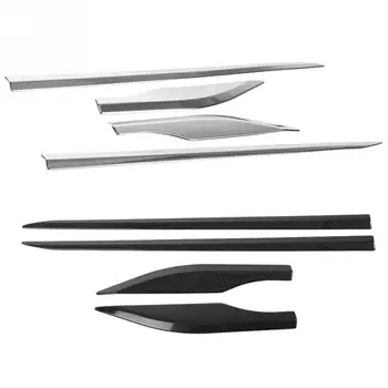 

1Set=4pcs Car Exterior Side Door Body Strip Trim for TOYOTA CHR 2016 2017 2018 CarAccessories Hot Sale