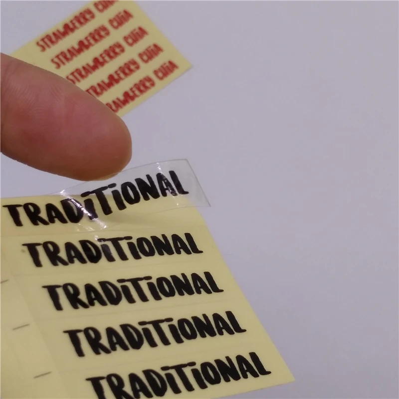 

Custom PVC Transparent Adhesive Sticker Free Shipping