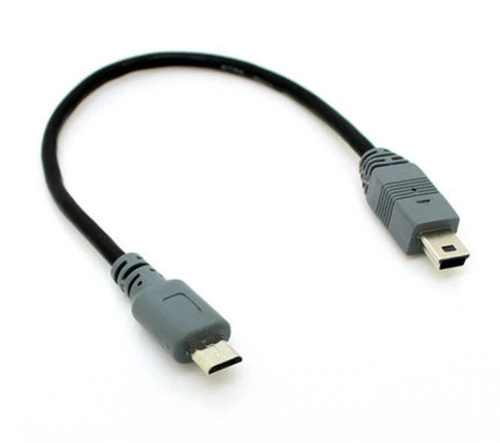 10cm Micro USB To Mini USB Host OTG Cable For DAC Portable Digital Amplifier