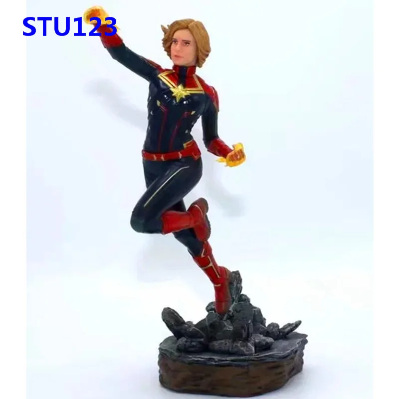 

9.45''Avengers: Infinity War - Part II Super hero Captain Marvel/Carol Danvers PVC Action Figure Model Toys Boxed 24cm N771