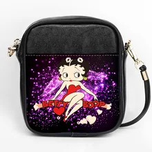 Новая Мода Betty Boop Sling Bag пользовательские Для женщин Слинг сумки на ремне кожа мини девушки Tote Вечерние Сумка 1 шт. пользовательские
