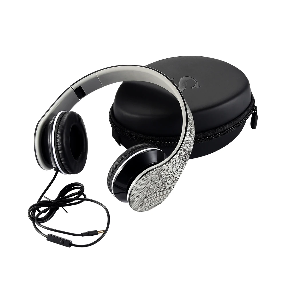 

Folding Wired Style 3.5mm Audio Earphones Stereo Headset for Android Smartphone,Iphone, PC, Mp3/mp4, Tablet Macbook+Earphone Bag