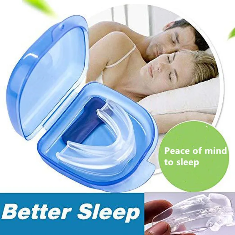 

Mouth Guard Stop Teeth Grinding Anti Snoring Bruxism with Case Box Sleep Aid Eliminates Snoring Health Care Hot Sale