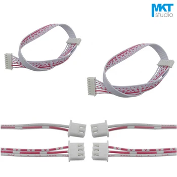 

100Pcs 10cm Double XH2.54 Header AWG26 Red White Wire Cable 2P 3P 4P