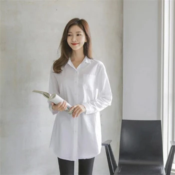

White Large Size Nightshirts Women's Home Night Shirt Clothes Cotton Nightgowns