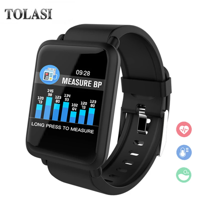 TOLASI Smartwatch M28 сердечного ритма крови Давление монитор BT4.0 Водонепроницаемый Смарт