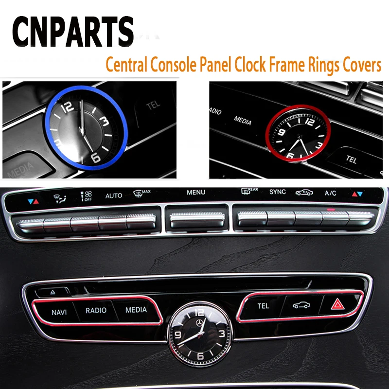 CNPARTS для Mercedes Benz W205 W212 C E GLC класс AMG автомобильные наклейки центральной