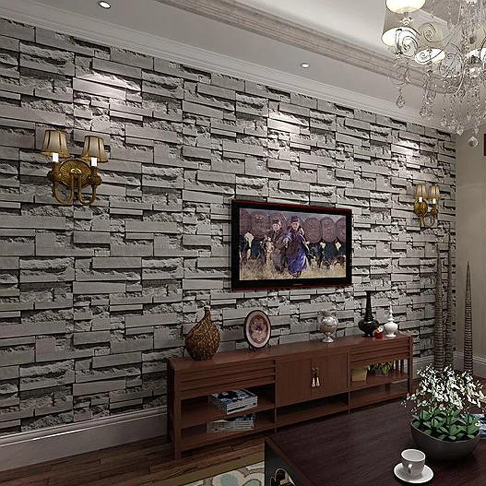 Online kopen wholesale baksteen papier roll uit china baksteen ... Grijs beige muur
