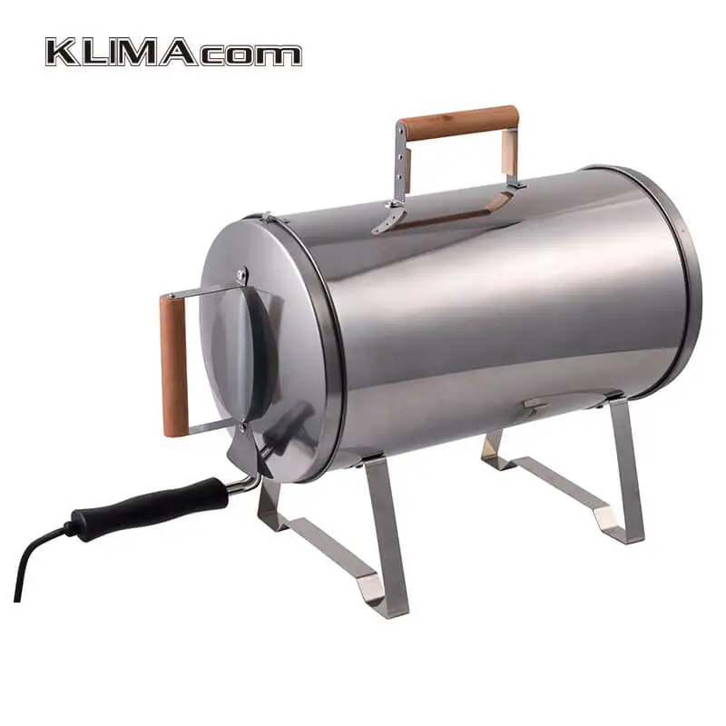 Electric Portable barbecue grill for outdoor Pipe/Cylinder Smokers for home BBQ Cooking