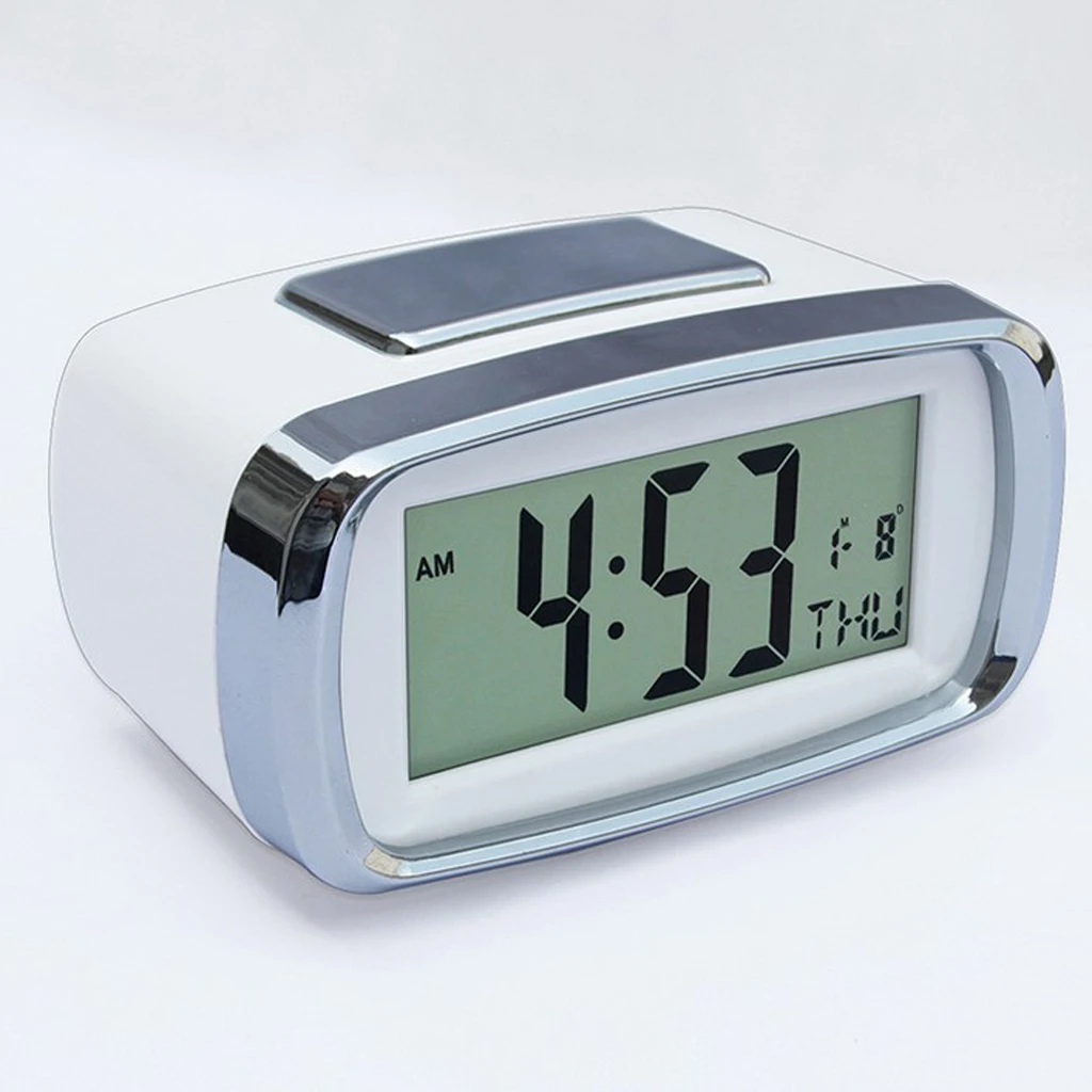 Smart Светодиодный Подсветка цифровой будильник для студента часы с режимом включения по таймеру прикроватные часы календарь