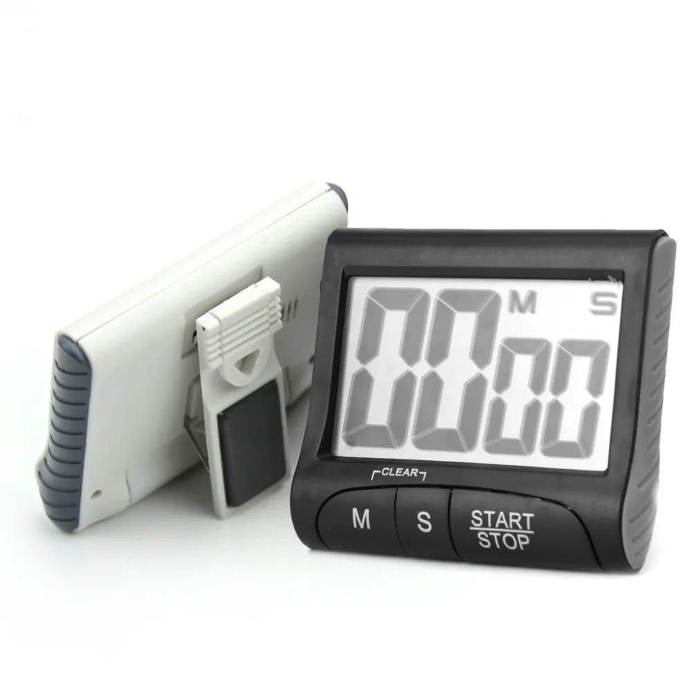 E74 LCD Digital Electronic Kitchen Count Up Down Memory Timer Alarm